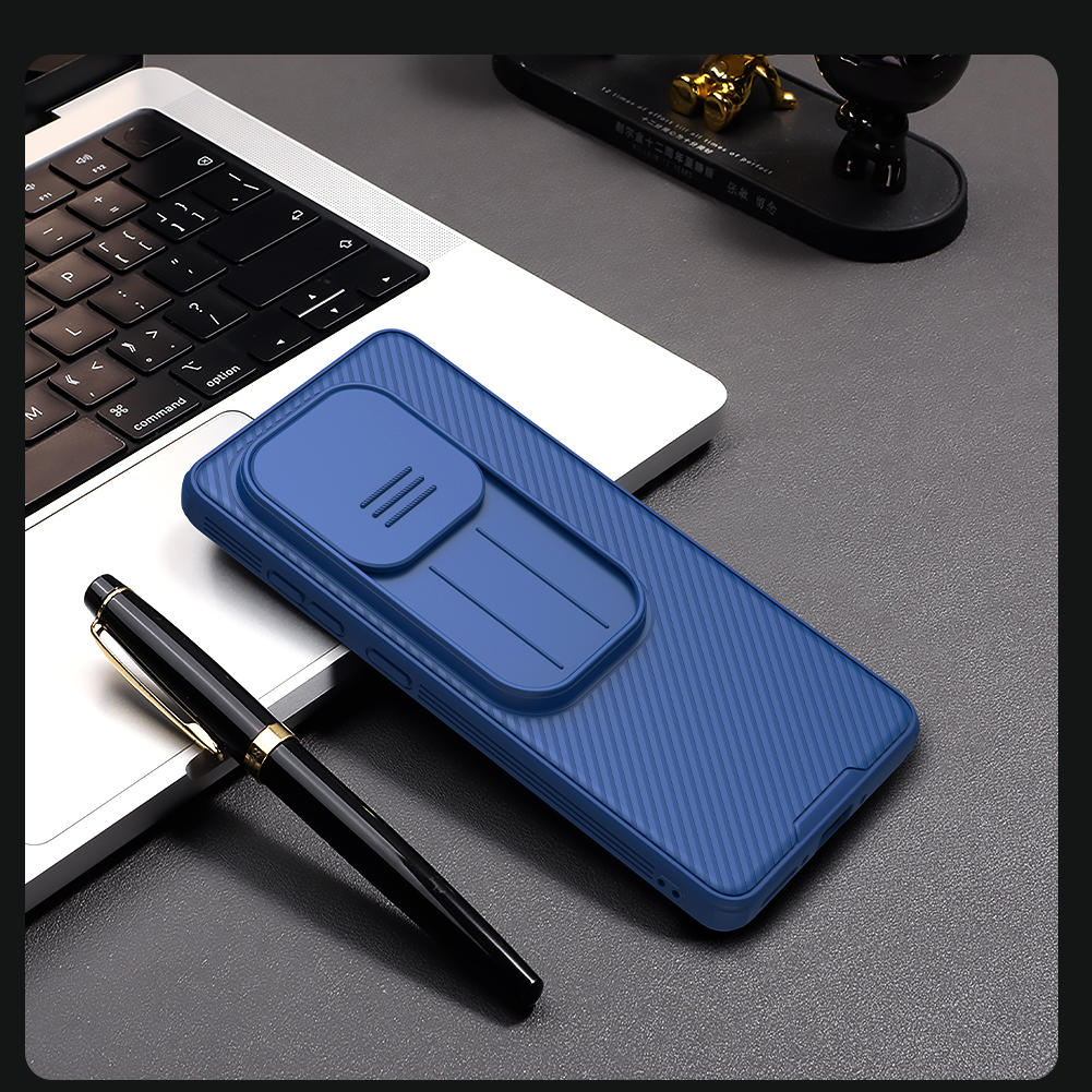 Etui z ochroną aparatu Nillkin CamShield Pro do OnePlus 13R, granatowe